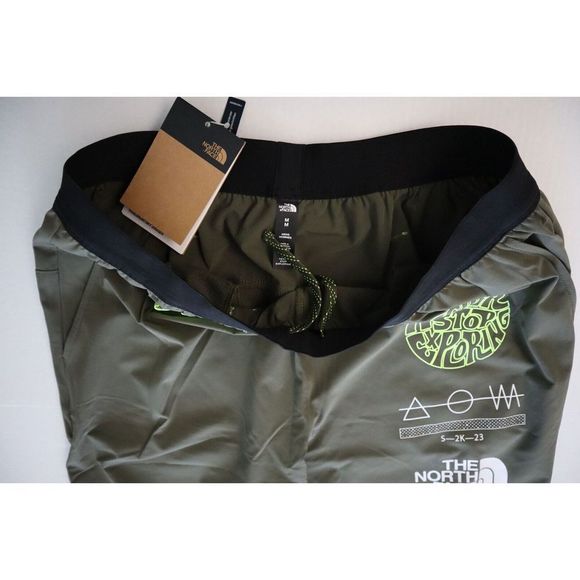 The North Face NF0A81X6BQW Men’s Sz Medium Green Trailwear OKT Jogger Pants - Picture 4 of 11